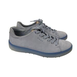 Ecco Golf Shoes Womens 10-10.5 Tray Hybrid Leather Hydromax Water Resistant Blue